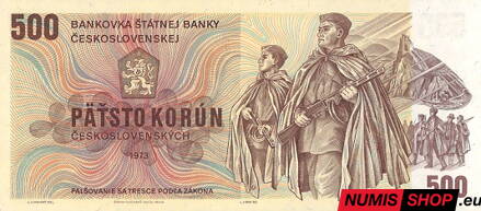 500 Kčs - 1973 - SNP
