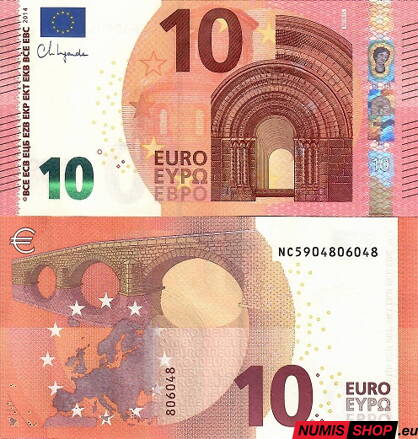 10 euro 2014 - Lagarde - NC