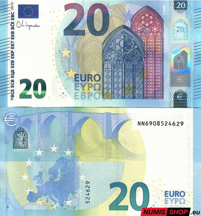 20 euro 2015 - Lagarde - NN - UNC
