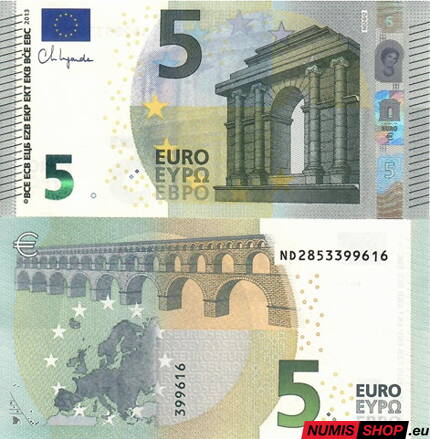 5 euro 2013 - Lagarde - ND - UNC