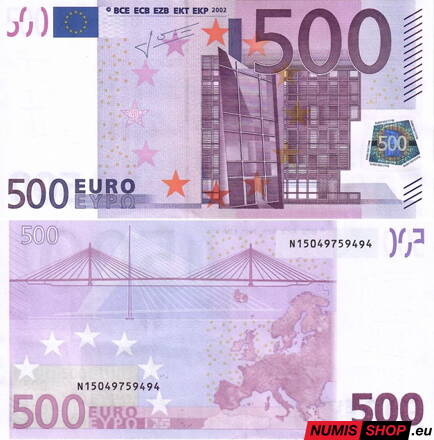500 euro 2002 - Rakúsko (N) - Trichet