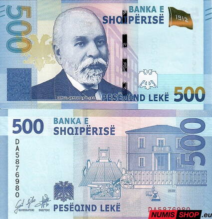 Albánsko - 500 leke - 2020 - UNC