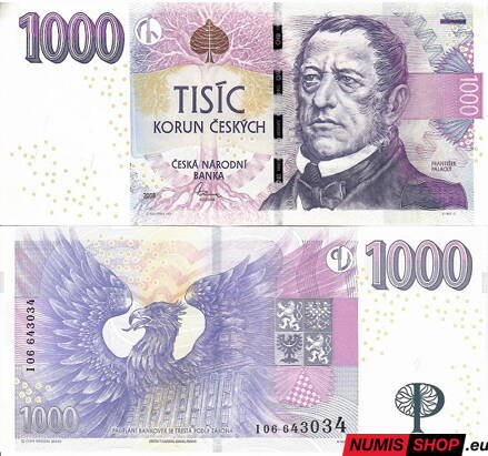 Česká republika - 1000 Kč - 2008