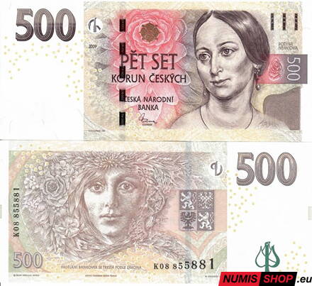 Česká republika - 500 Kč - 2009 - séria K - UNC