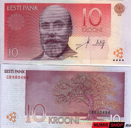 Estónsko - 10 krooni - 2006 - UNC