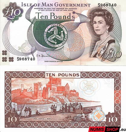 Isle of Man - 10 pounds - 2007 - UNC
