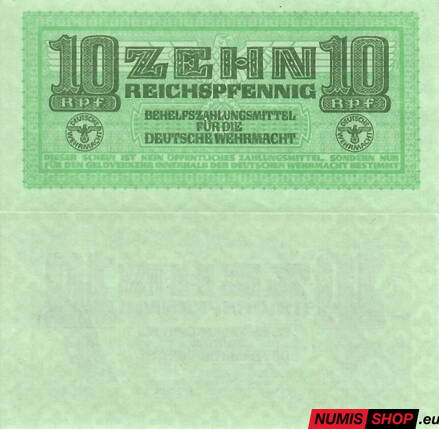 Nemecko - 10 Reichspfennig (Wehrmacht 1942) - UNC
