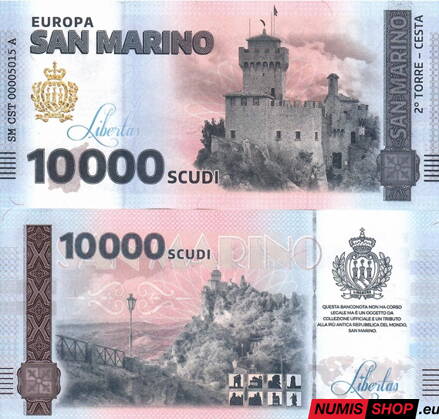 San Maríno - 10 000 scudi - 2025 - UNC
