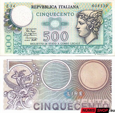Taliansko - 500 lír - 1979 - UNC