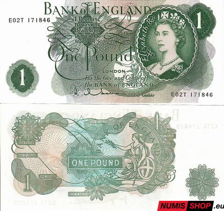Veľká Británia - 1 pound - 1960