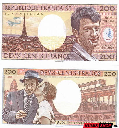 Gábriš - 200 francs - J. P. Belmondo - séria A