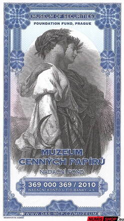 Gábriš - Muzeum cenných papierov 2021 - blue-pink