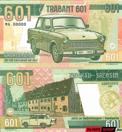 Gábriš - 601 trabant - anulát