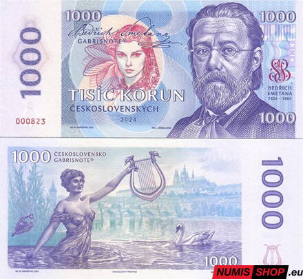 Gábriš - 1000 korun - Smetana - 2024