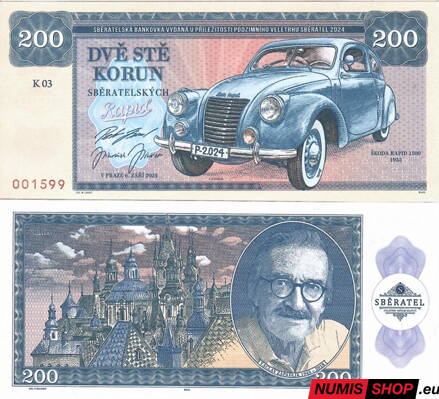 Gábriš - 200 korun - Zapadlík - 2024 - Škoda Rapid 1500
