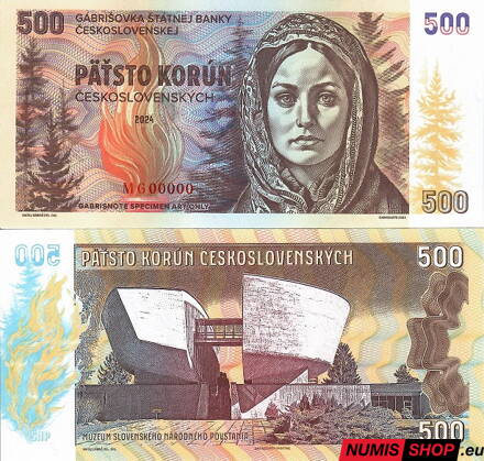 Gábriš - 500 korún - 2024 - Múzeum SNP - anulát