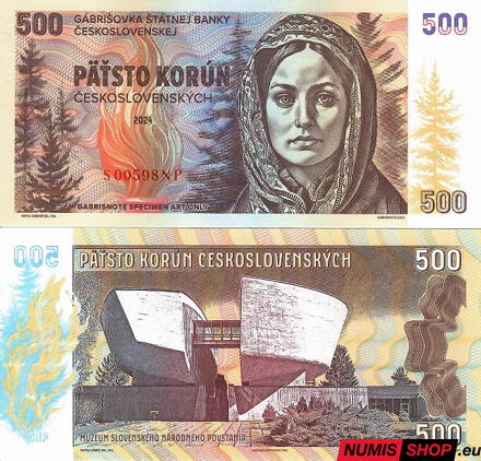 Gábriš - 500 korún - 2024 - Múzeum SNP