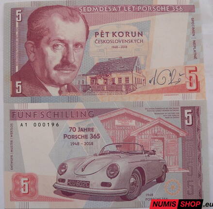 Gábriš - 5 schilling - 2018 - Porsche