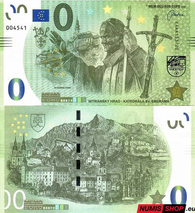 Slovensko - Memo euro - Nitriansky hrad - Ján Pavol II.