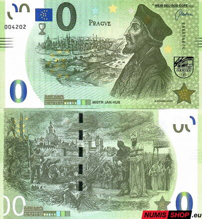 Česko - Memo euro - Mistr Jan Hus