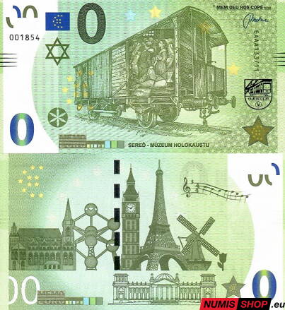 Slovensko - Memo euro - Sereď  - múzeum holokaustu