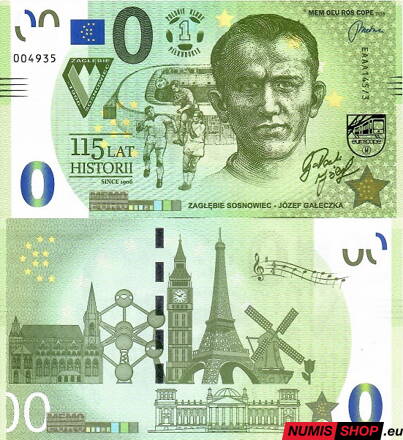 Poľsko - Memo euro - Zaglebie Sosnowiec - Józef Galeczka