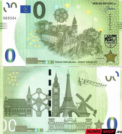 Česko - Memo euro - Český Krumlov