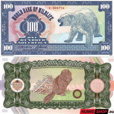Knotek - 100 sovereign - World Bank of Wildlife - Sberatel 2021