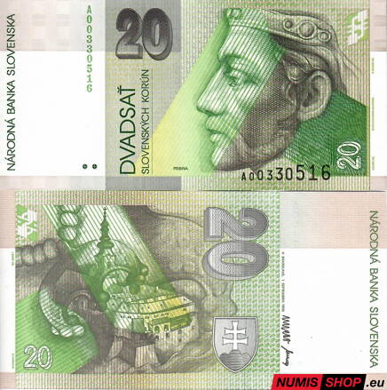 20 Sk - 1993 - séria A - UNC