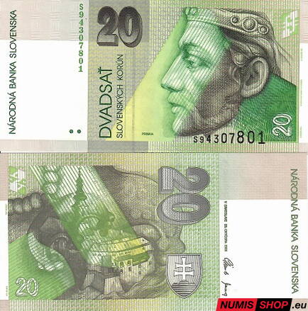 20 Sk - 2006 - séria S - UNC
