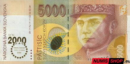 5000 Sk - 1995 - Bimilénium
