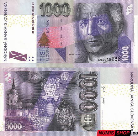 1000 Sk - 1999 - G - stav VF