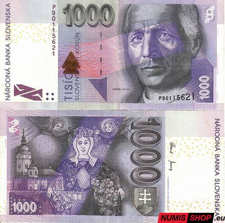 1000 Sk - 2005 - P - stav VF