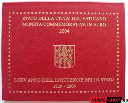 Vatikán 2 euro 2004 - 75. výročie založenia Vatikánskeho mestského štátu