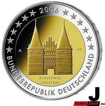 Nemecko 2 euro 2006 - Šlezvicko-Holštajnsko - J - UNC