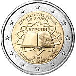 Grécko 2 euro 2007 - Rímska zmluva - UNC