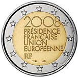 Francúzsko 2 euro 2008 - Predsedníctvo EÚ - UNC
