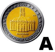 Nemecko 2 euro 2009 - Sársko - A - UNC