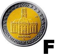 Nemecko 2 euro 2009 - Sársko - F - UNC