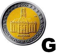 Nemecko 2 euro 2009 - Sársko - G - UNC