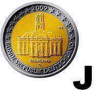 Nemecko 2 euro 2009 - Sársko - J - UNC