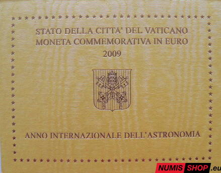 Vatikán 2 euro 2009 - Medzinárodný rok astronómie