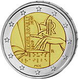 Taliansko 2 euro 2009 - 200. výročie narodenia Louisa Brailla - UNC