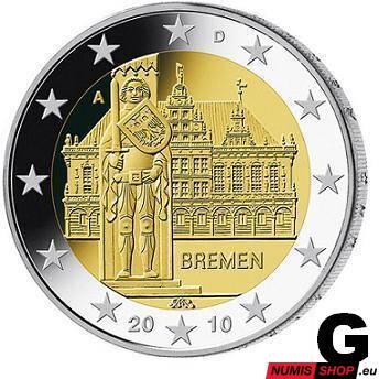Nemecko 2 euro 2010 - Brémy - G - UNC