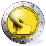 Malta 2 euro 2011 - Prvé voľby zastupiteľov v roku 1849 - UNC
