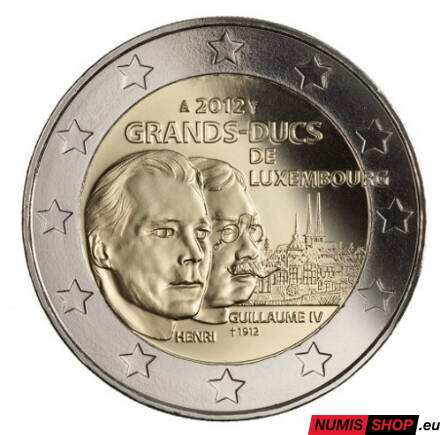 Luxembursko 2 euro 2012 - Wilhelm IV. - UNC