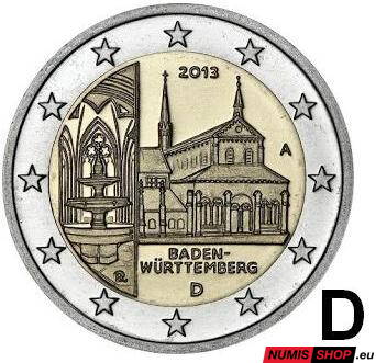 Nemecko 2 euro 2013 - Bádensko - D - UNC