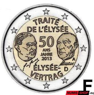 Nemecko 2 euro 2013 - Elyzejská zmluva - F - UNC