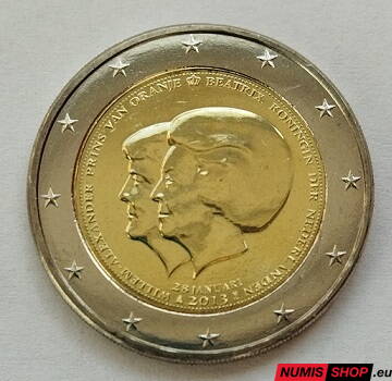 Holandsko 2 euro 2013 - Kráľovná Beatrix - UNC