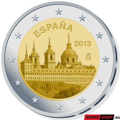 Španielsko 2 euro 2013 - Escorial - UNC